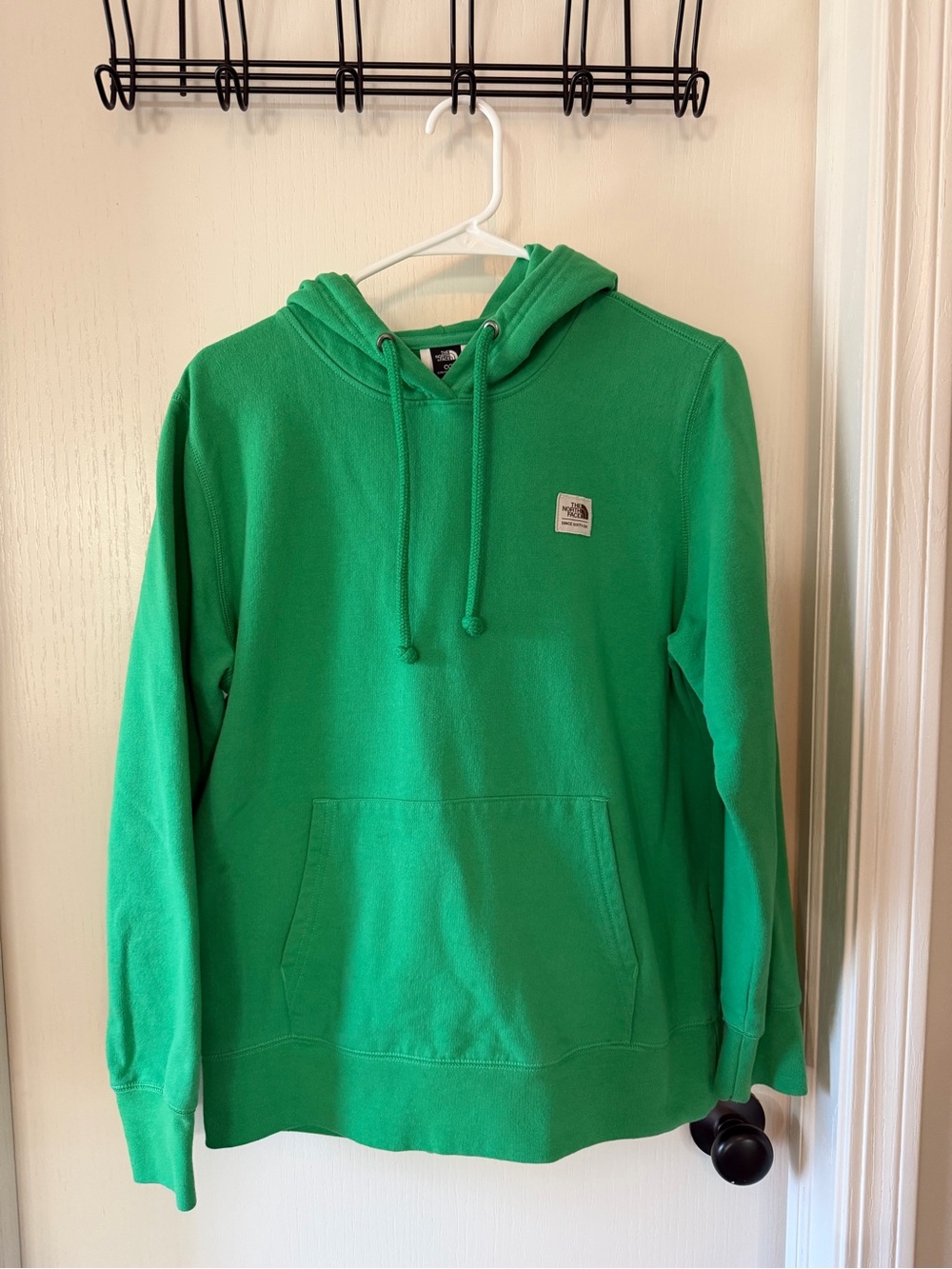 The North Face Green Hooded Sweatshirt Pullover